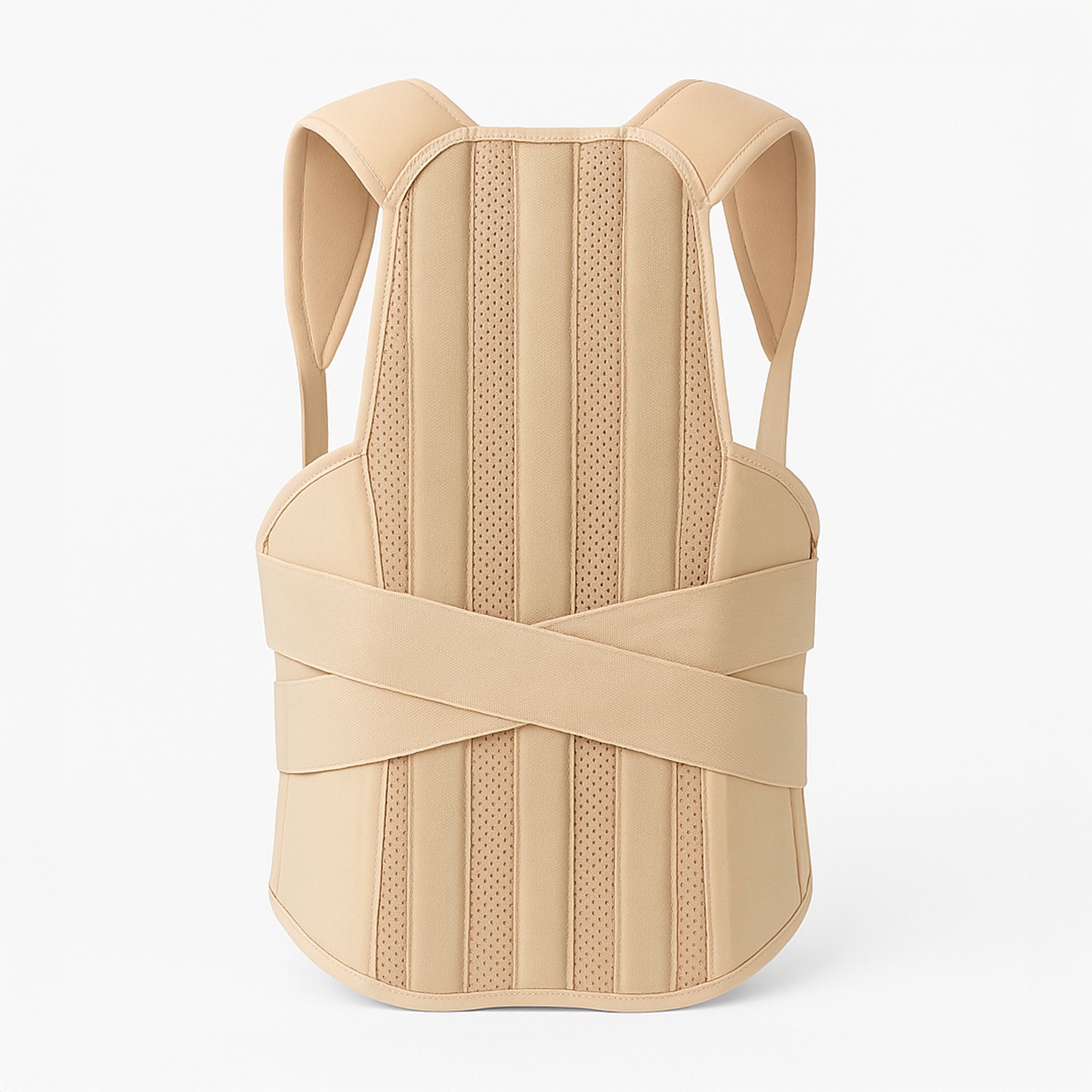 Faja Dorsolumbar Beige - Alivio de Dolor y Corrección Postural